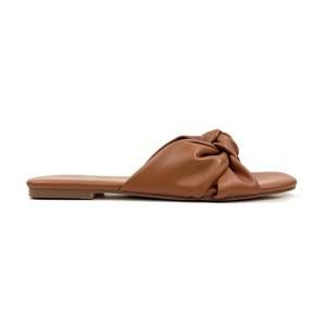 NEW YOSI SAMRA women's naya knotted sandal in whiskey